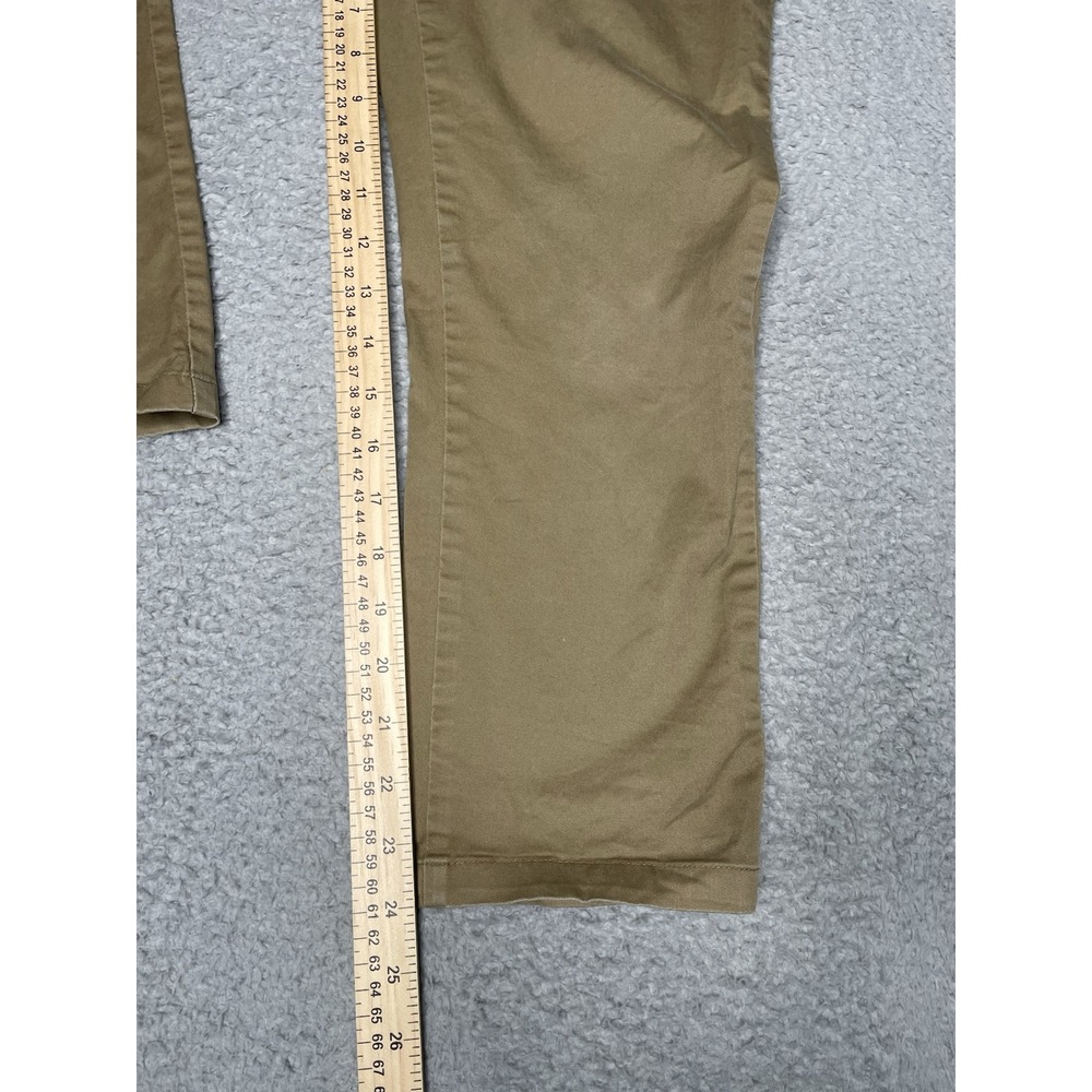 Vuori Collins Chino Pants Mens/Youth‎ 28x24 Brown Twill Stretch Classic Casual - Picture 9 of 12